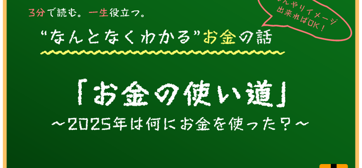 今年は何にお金を使った？